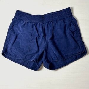 JOIE Merci Shorts 100% Linen Resort Vacation Classic Preppy Nautical Navy Blue 4
